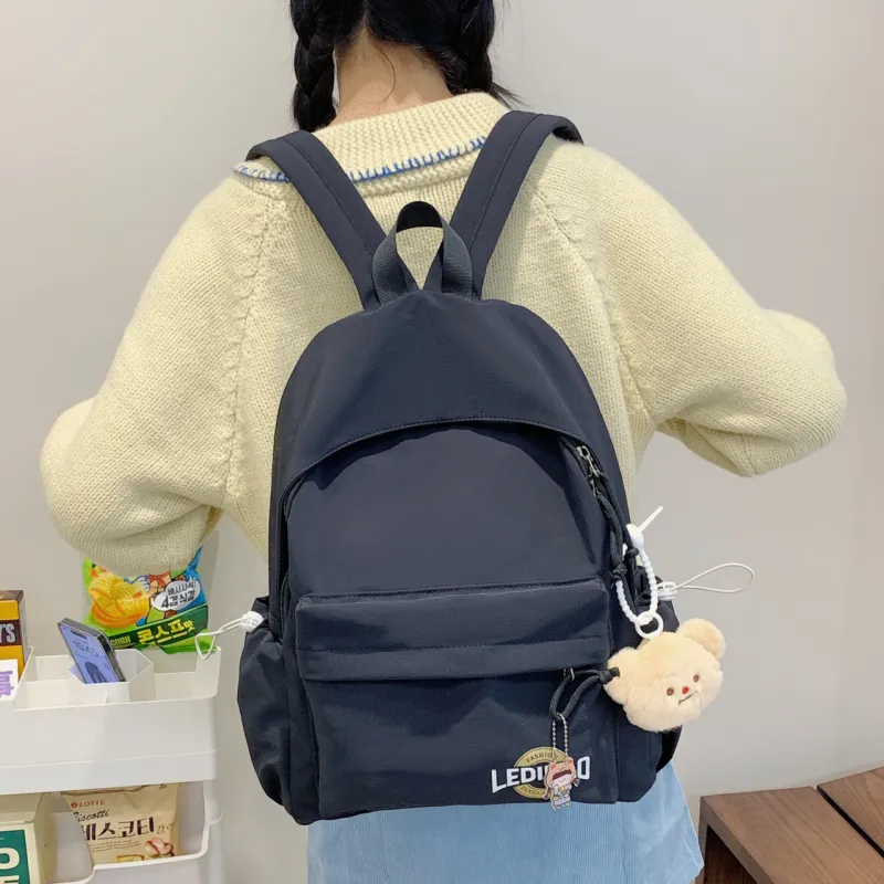 WICKBUEN Nylon Fabric Backpack Unisex Multicolor-7