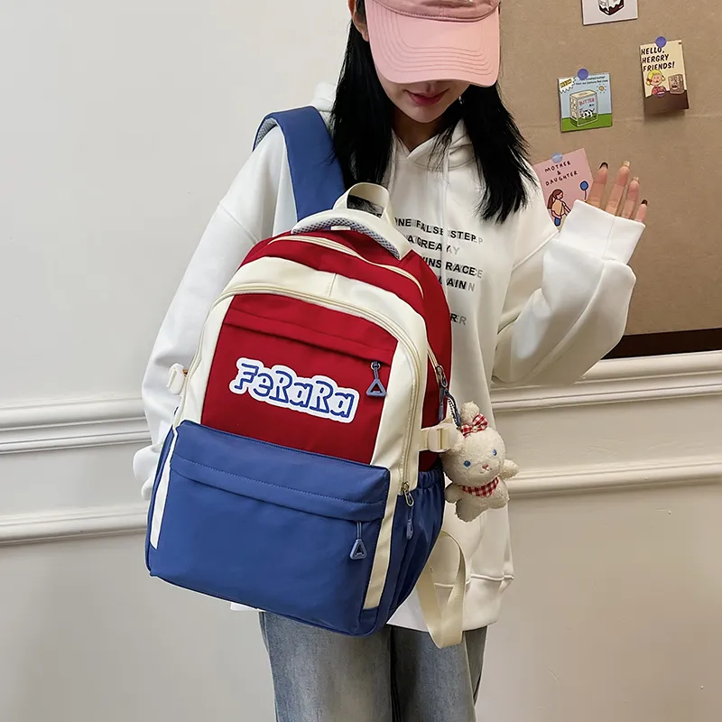 WICKBUEN Canvas Backpack Unisex Multicolor-2