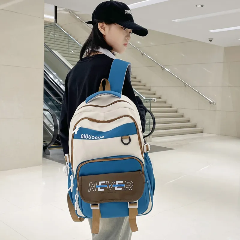 WICKBUEN Nylon Backpack Unisex Multicolor-1