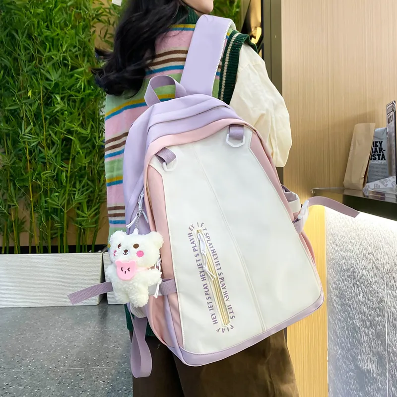 WICKBUEN Nylon Backpack Unisex Multicolor-23