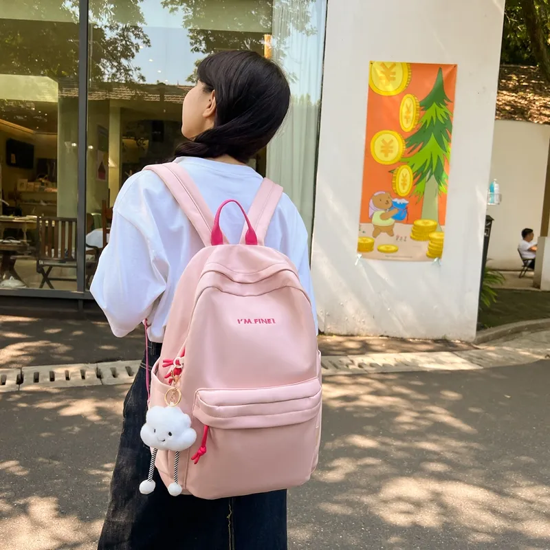 WICKBUEN Nylon Backpack Unisex Multicolor-11