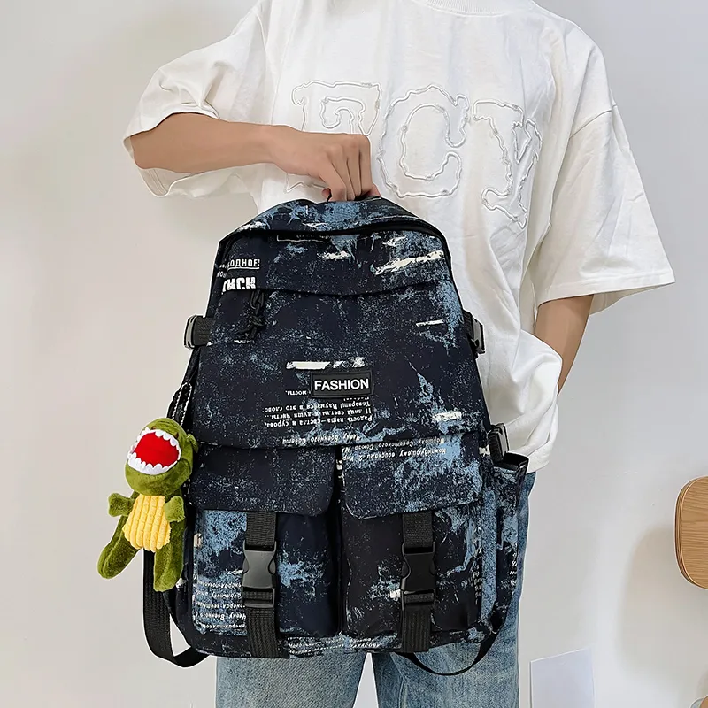 WICKBUEN Nylon Backpack Unisex Multicolor-10