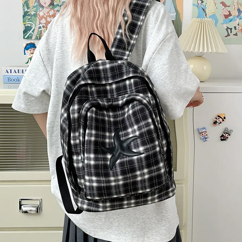 WICKBUEN Nylon Backpack Regular Unisex Black-2