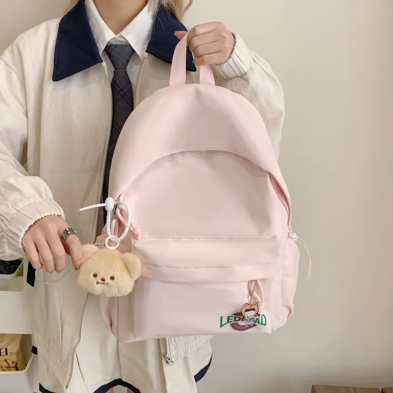 WICKBUEN Nylon Fabric Backpack Unisex Multicolor-13