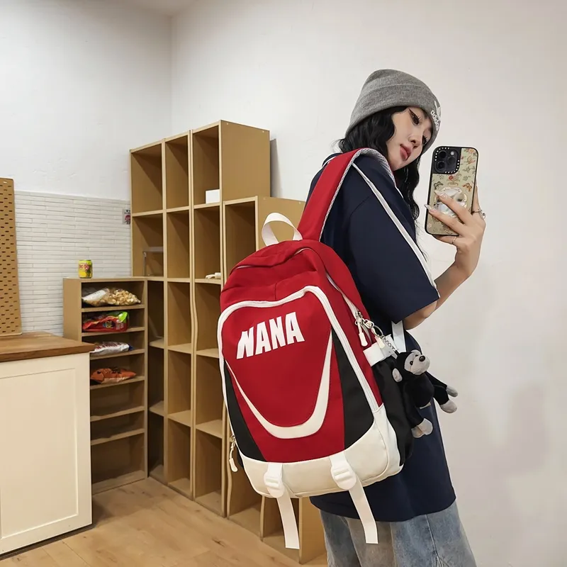 WICKBUEN Nylon Backpack Unisex Multicolor-5