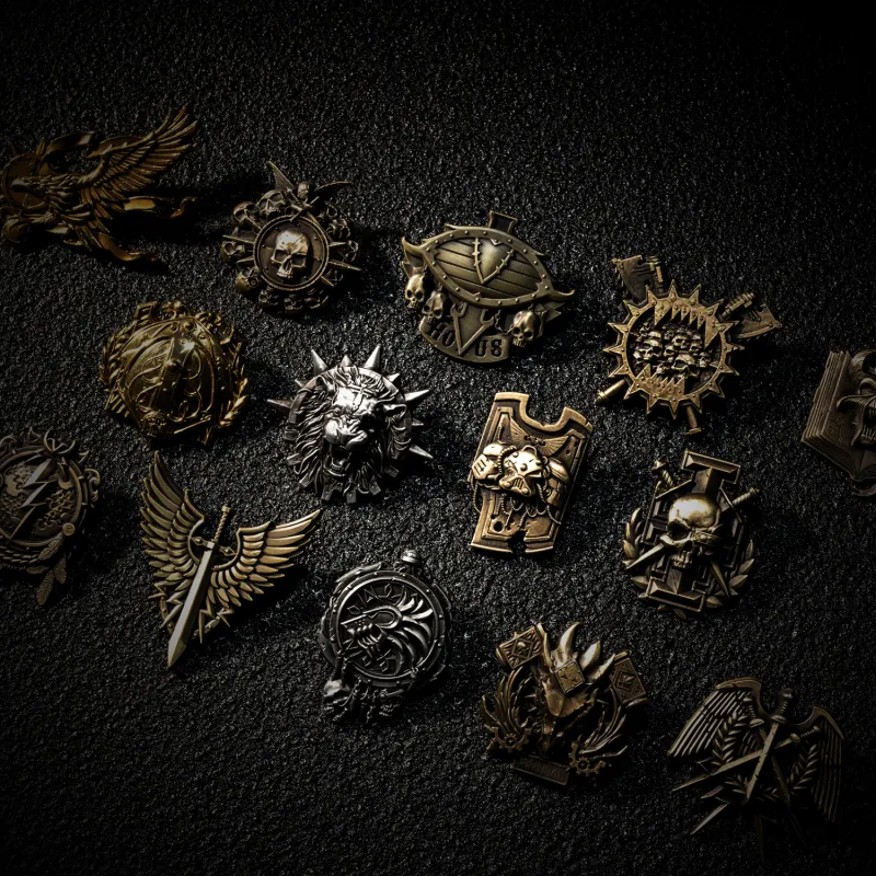 STARFORGED Warhammer 30K Burning Galaxy Imperial Assassin Honor Warband Badge Brooch Badges-4