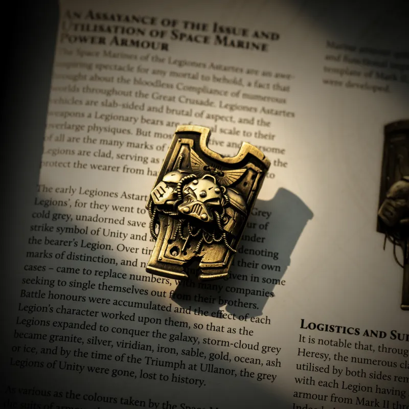 STARFORGED Warhammer 30K Burning Galaxy Astarte Honor Warband Badge Brooch Merch Star Forge Badges-2