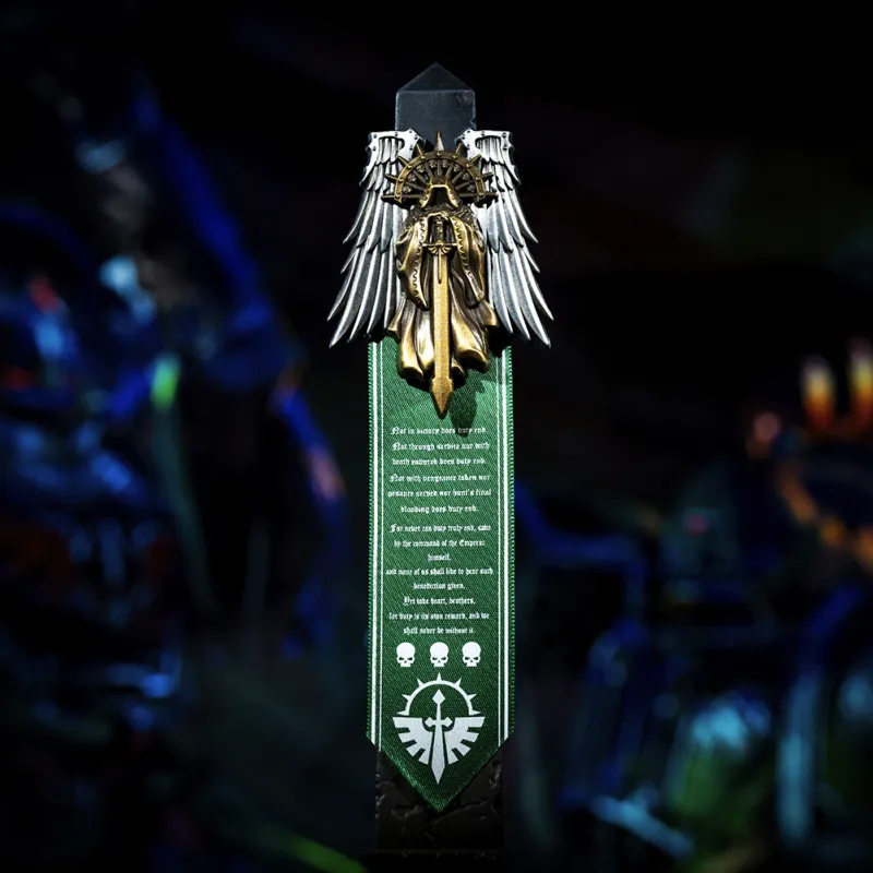 STARFORGED Warhammer Characters Dark Angel Lion Guard's Pardon Angel Inner Ring Proof Brooch 40K Merch Badges-1