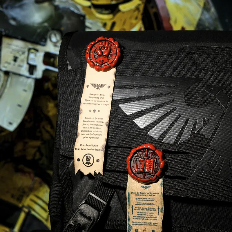 STARFORGED Grey Knight Pure Seal, Star Forge Warhammer 40K Badges-4