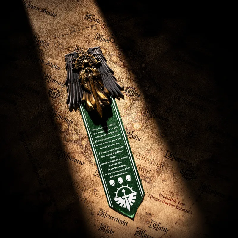 STARFORGED Warhammer Characters Dark Angel Lion Guard's Pardon Angel Inner Ring Proof Brooch 40K Merch Badges-6