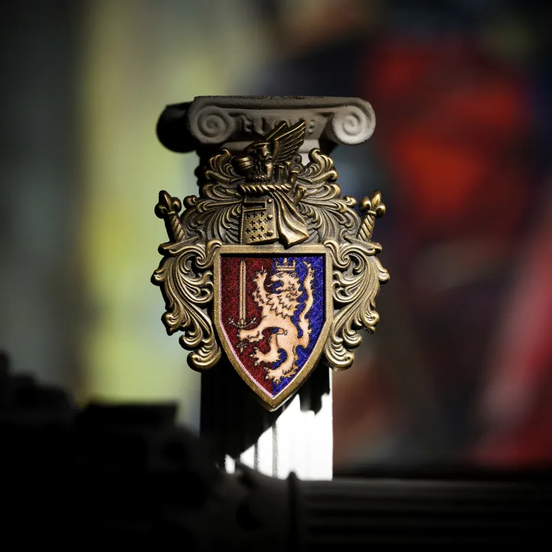 STARFORGED Warhammer Age Of Sigmar Merch Batorian Knight Shield Emblem Gorni Army Banner Brooch Badges-1