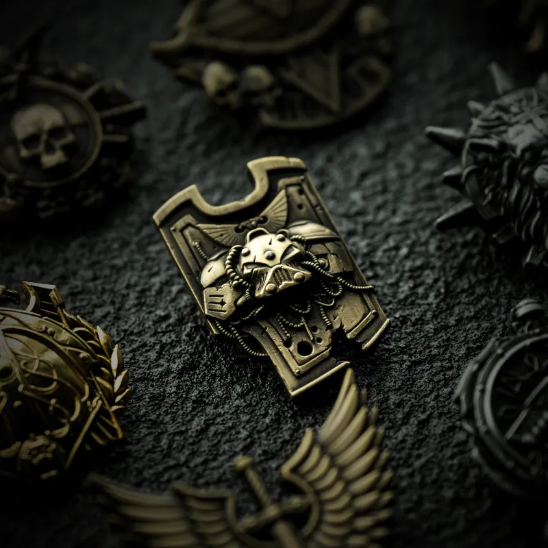 STARFORGED Warhammer 30K Burning Galaxy Astarte Honor Warband Badge Brooch Merch Star Forge Badges-1