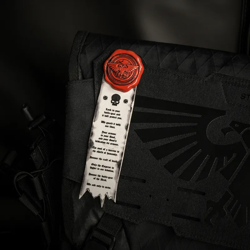 STARFORGED Space Marines 2 Empire Eagle Pure Seal, Star Forged, Warhammer 40K Merch Badges-2