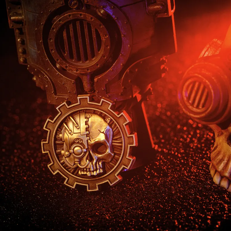 STARFORGED Mechanical God Of War Brooch Badges-1