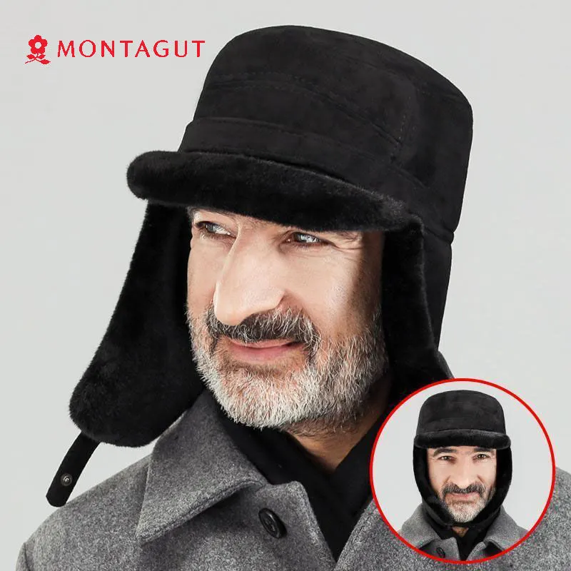 Montagut Suede Trapper Hats Men's-1