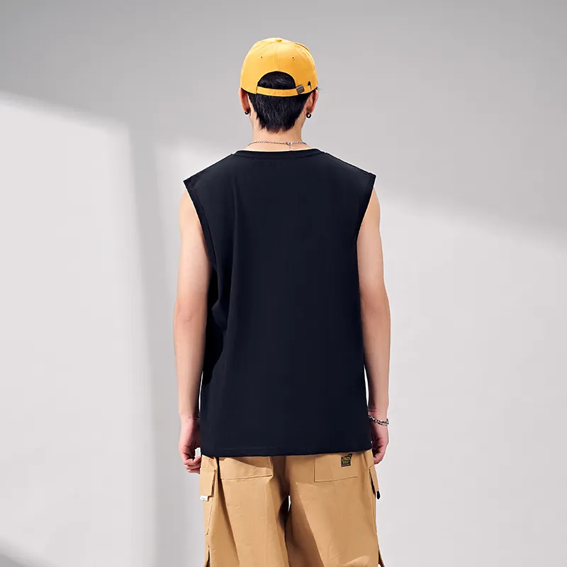 HUANQIU Tank Tops Unisex-3