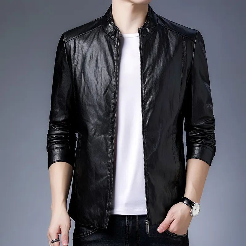 PIERRE CARDIN Leather Jacket Men's-3