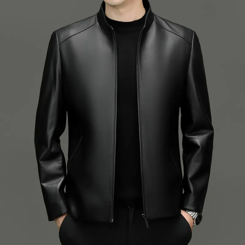 PIERRE CARDIN Leather Jacket Men's-2