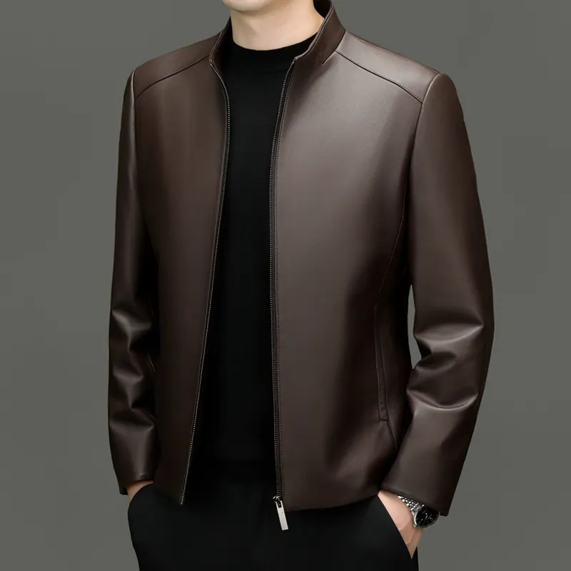 PIERRE CARDIN Leather Jacket Men's-22