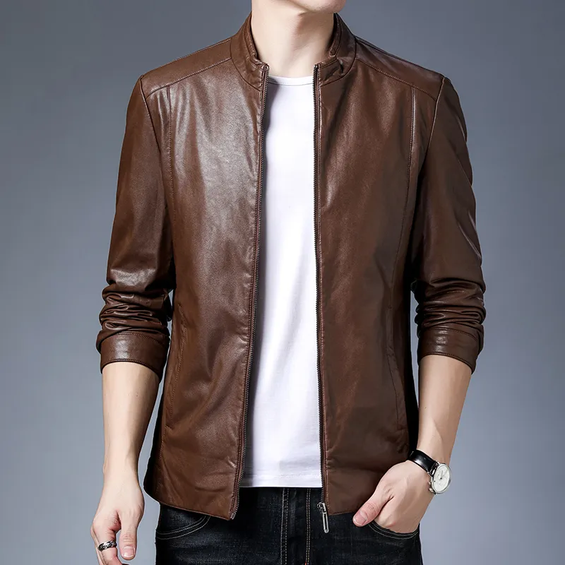 PIERRE CARDIN Leather Jacket Men's-11