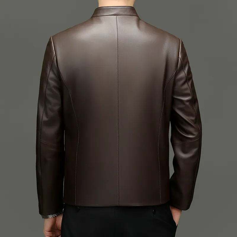 PIERRE CARDIN Leather Jacket Men's-24