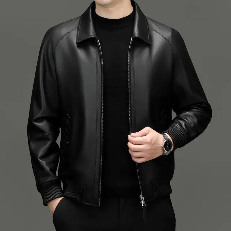 PIERRE CARDIN Leather Jacket Men's-2