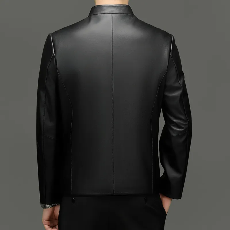 PIERRE CARDIN Leather Jacket Men's-7