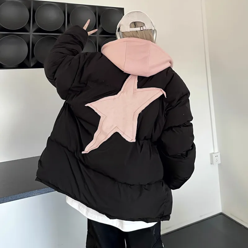 ONE PASS STUDIO Puffer Jacket Women's Black-1