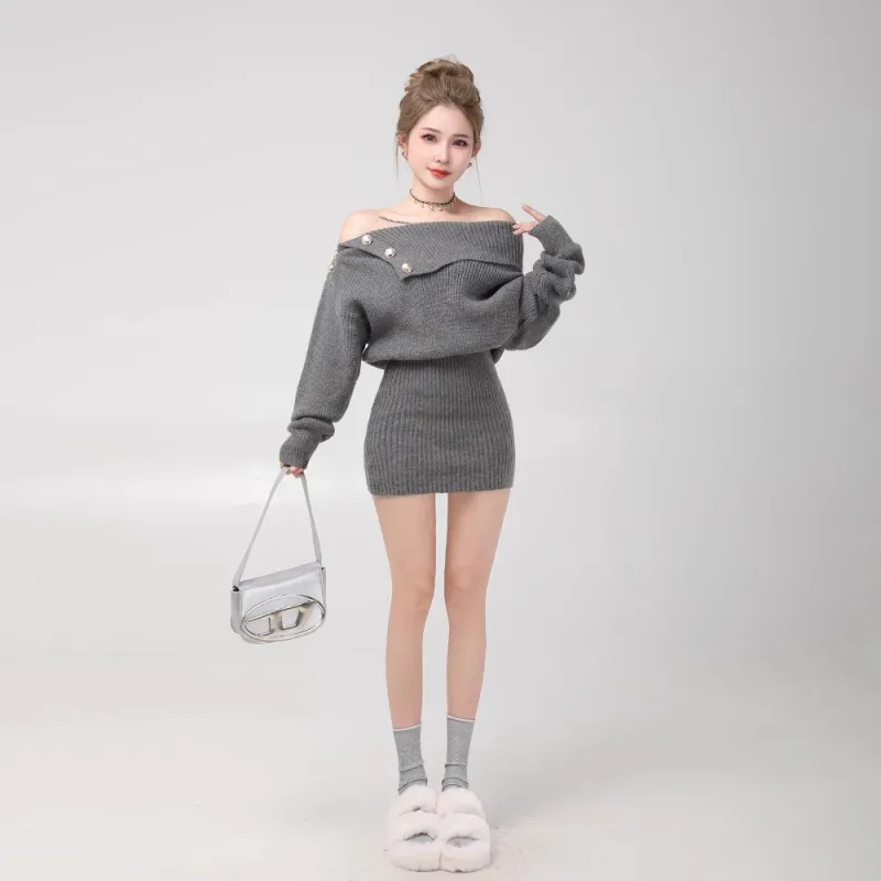 PAZZO Long Sleeved Dresses Women's-1