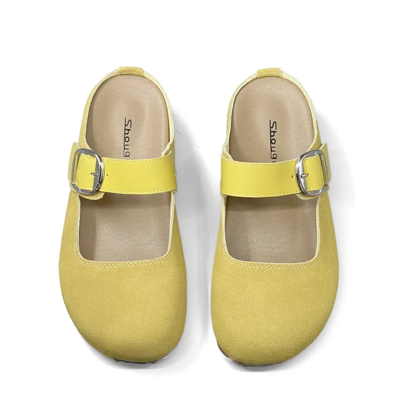 Shougu Rubber Sole Quiet Odor Resistant Closed Toe Slippers Women's-2