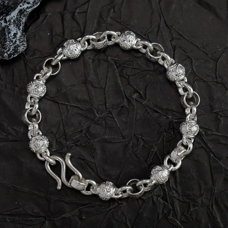 Original Summer S999 Fine Silver Bracelets Unisex-4