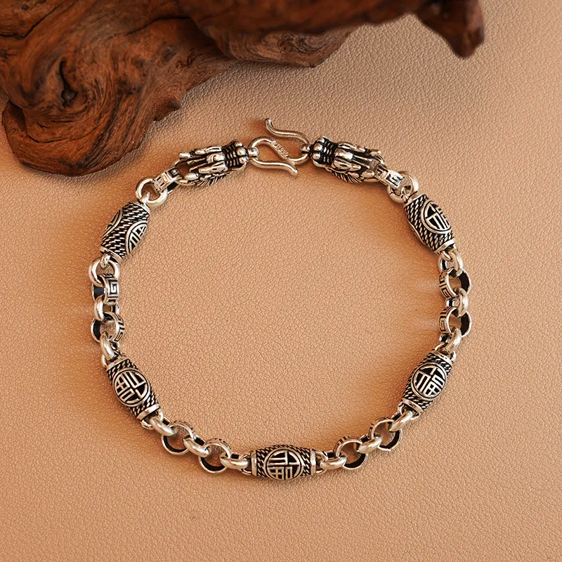 Original Summer S999 Fine Silver Bracelets Unisex-2