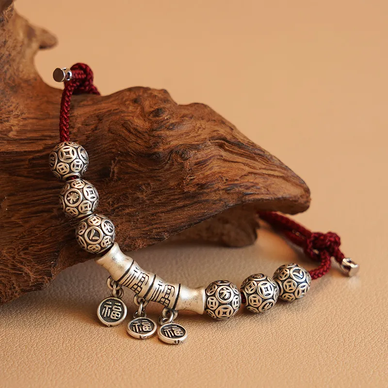 Original Summer S999 Fine Silver Pure Silver Bracelets Unisex-4