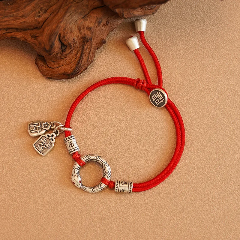 Original Summer S999 Fine Silver Pure Silver Bracelets Unisex-5