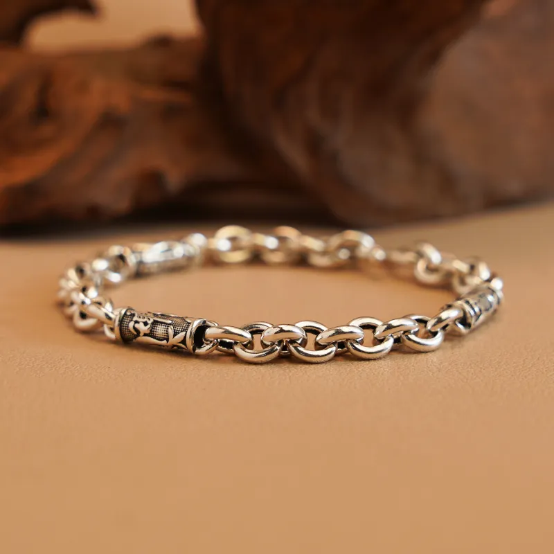 Original Summer S999 Fine Silver Bracelets Unisex-2