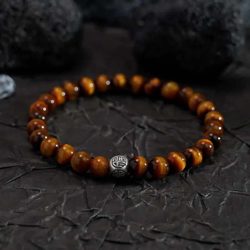 Original Summer Tiger's Eye Stone Bracelets Unisex-1