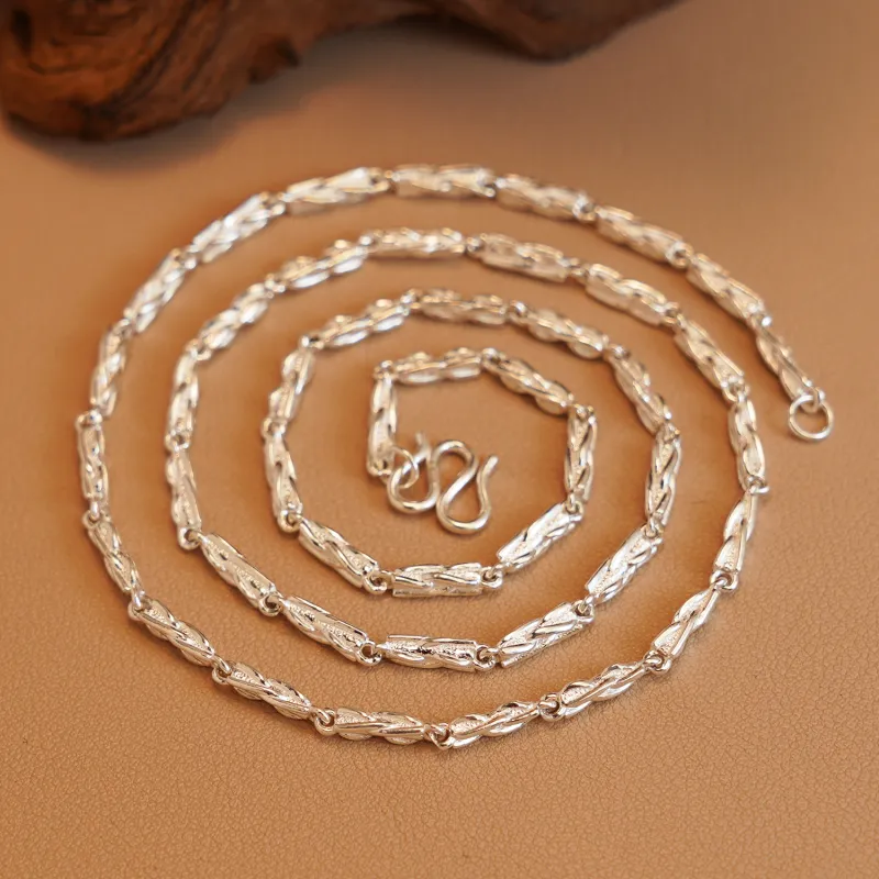 Original Summer S999 Fine Silver Sterling Silver Necklaces Unisex-2