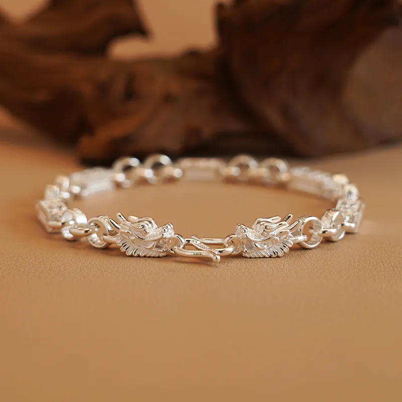 Original Summer S999 Fine Silver Bracelets Unisex-3