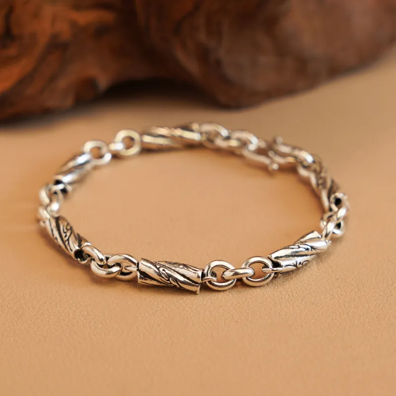 Original Summer S999 Fine Silver Bracelets Unisex-2