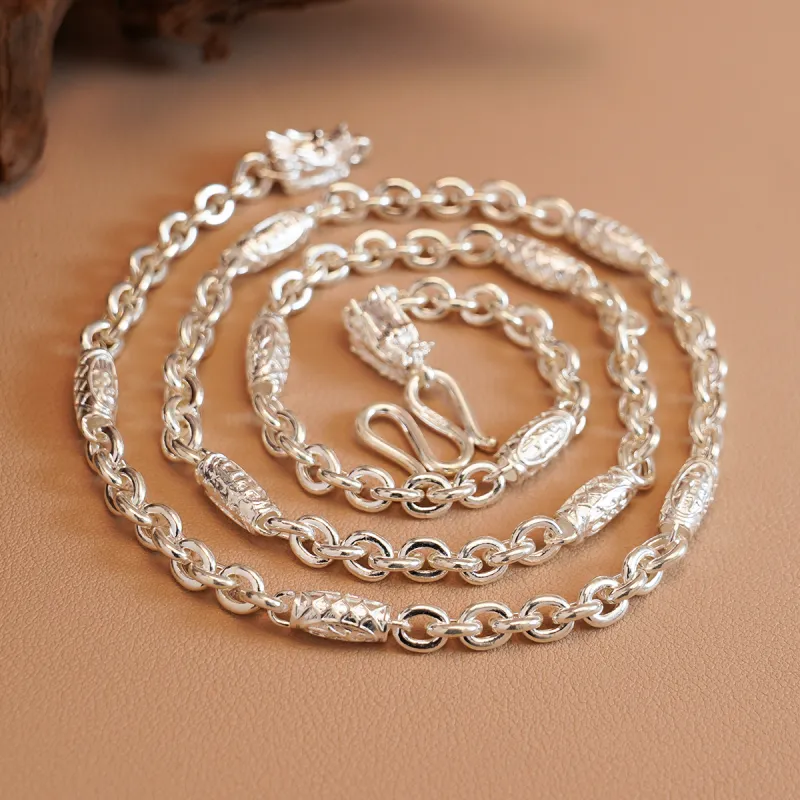 Original Summer S999 Fine Silver Necklaces Unisex-5