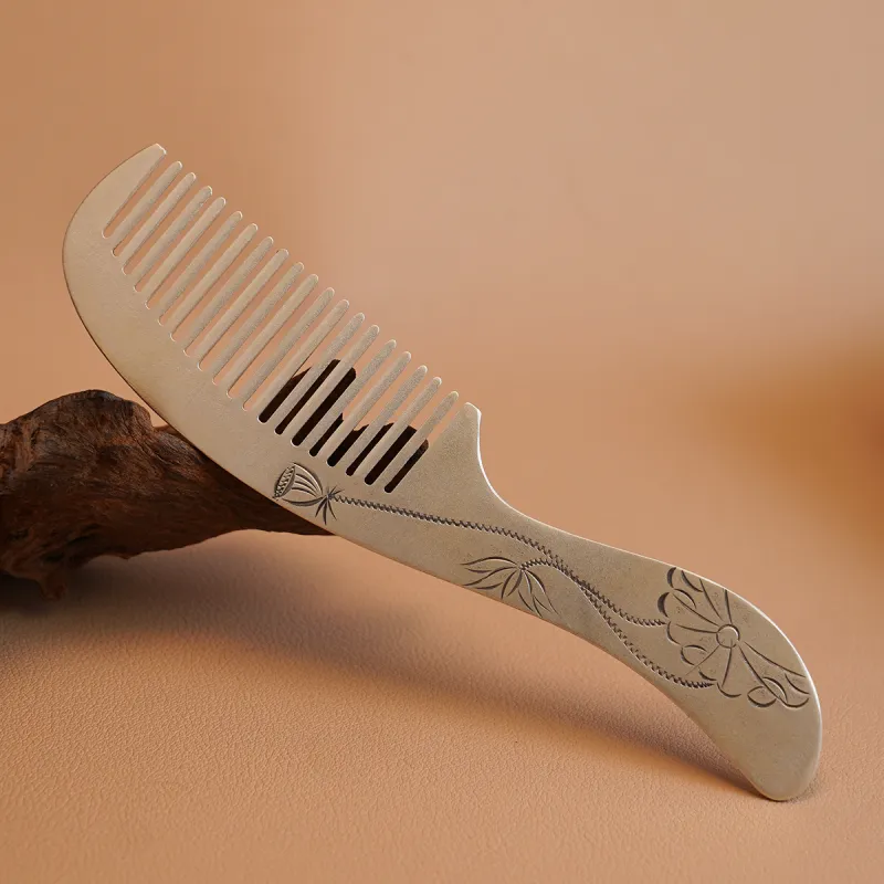 Original Summer S999 Fine Silver Sterling Silver Hair Comb Accessories Unisex-4