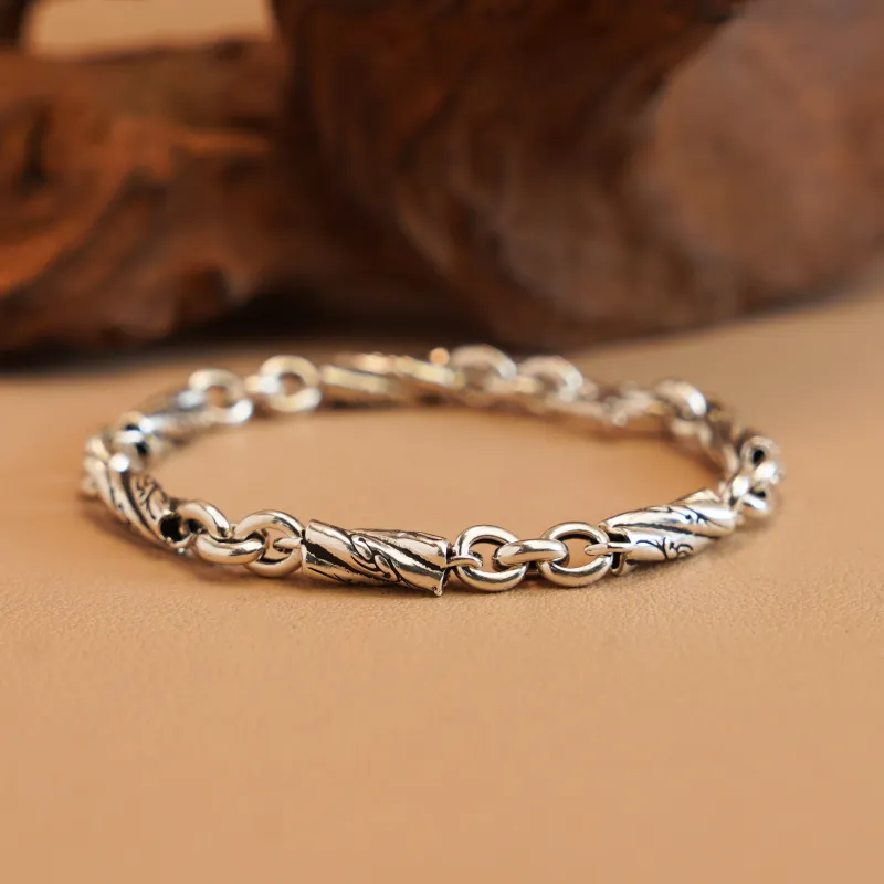 Original Summer S999 Fine Silver Bracelets Unisex-3