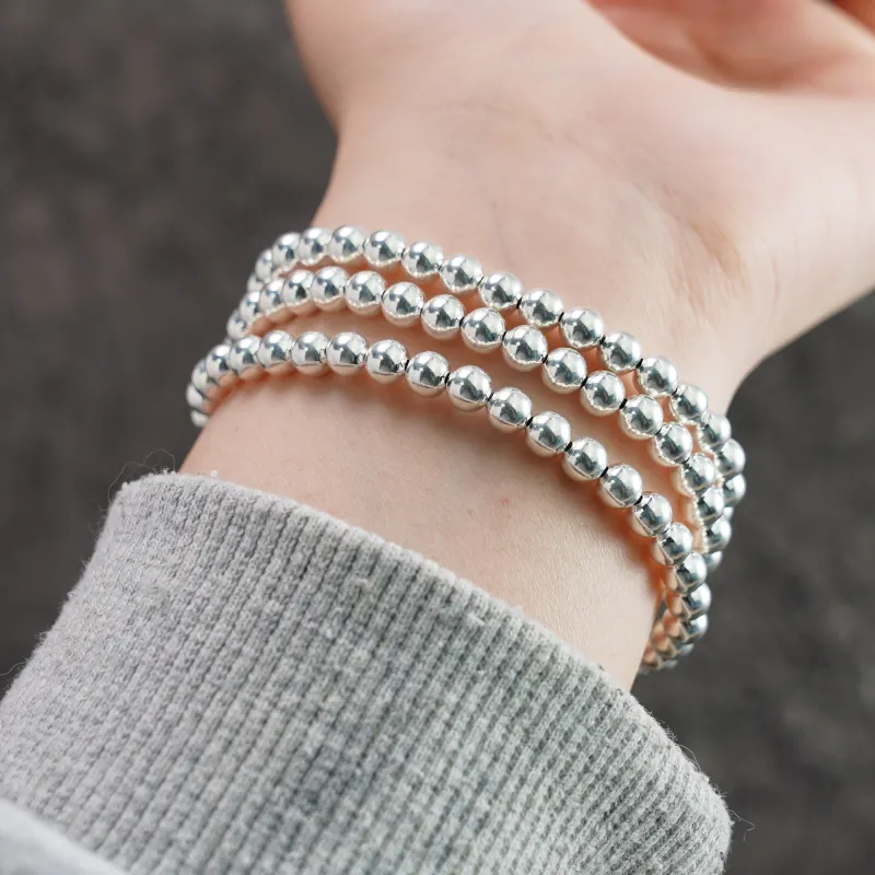 Original Summer S999 Fine Silver Bracelets Unisex-5