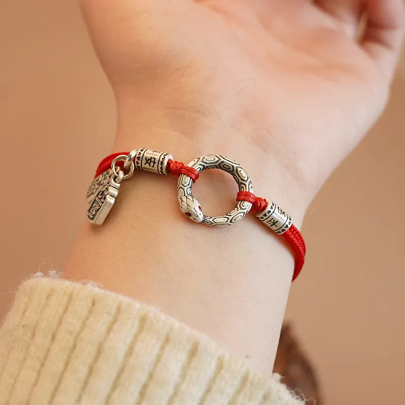 Original Summer S999 Fine Silver Pure Silver Bracelets Unisex-4
