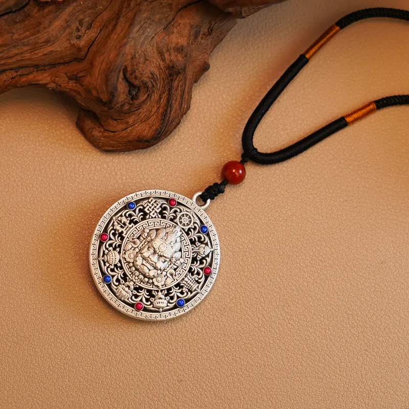 Original Summer S999 Fine Silver Foot Silver Pendants Unisex-5