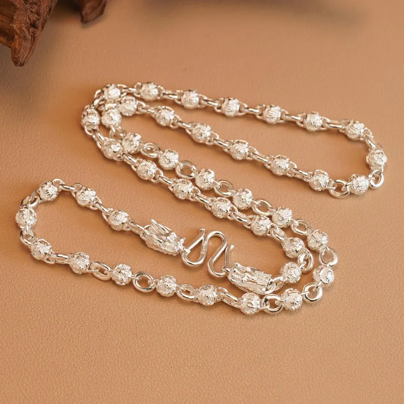 Original Summer S999 Fine Silver Necklaces Unisex-5