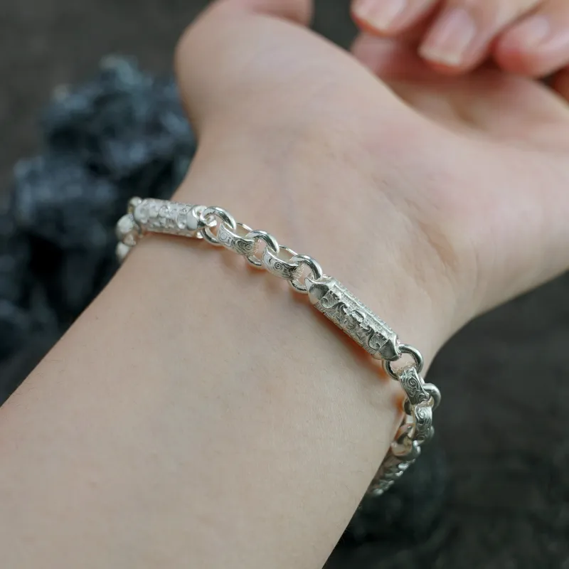Original Summer S999 Fine Silver Bracelets Unisex-4