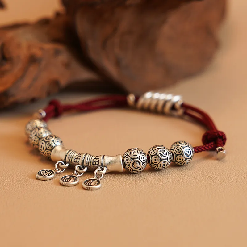 Original Summer S999 Fine Silver Pure Silver Bracelets Unisex-3