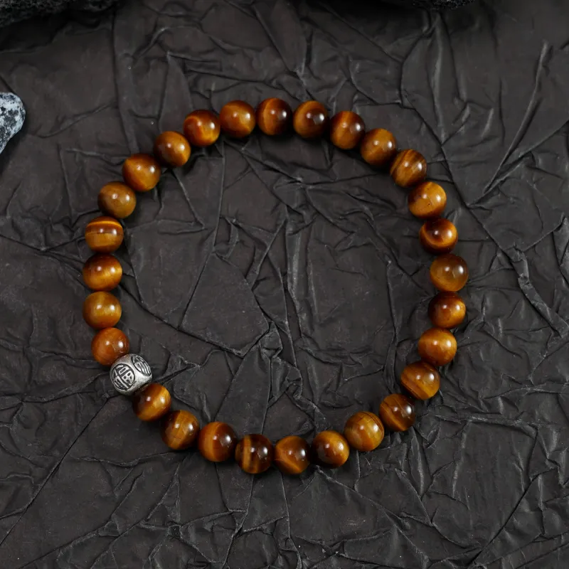 Original Summer Tiger's Eye Stone Bracelets Unisex-2