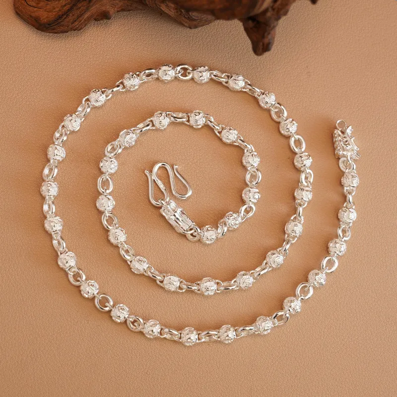 Original Summer S999 Fine Silver Necklaces Unisex-4
